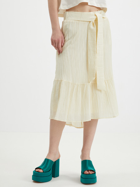 Vero Moda Krem ženska midi suknja VERO MODA Hajija