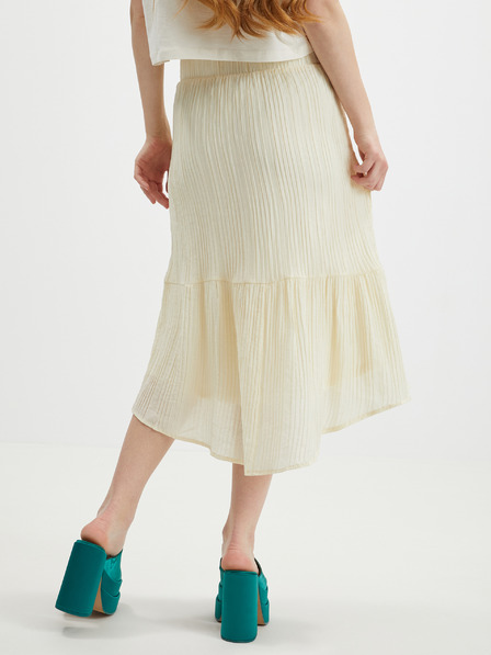 Vero Moda Krem ženska midi suknja VERO MODA Hajija