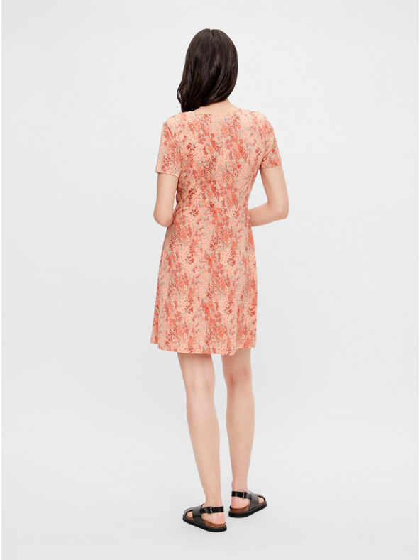 Pieces Pieces Emanuelle narančasta cvjetna haljina