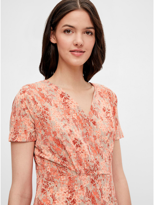 Pieces Pieces Emanuelle narančasta cvjetna haljina