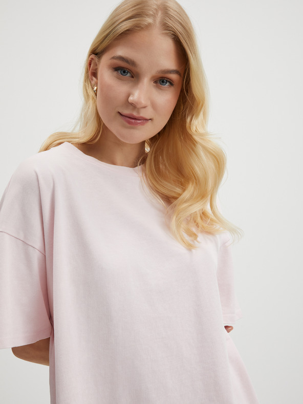 Pieces Svijetlo ružičasta ženska basic haljina Pieces Taryn