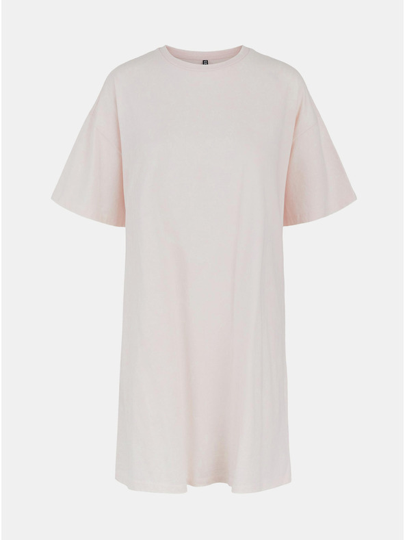 Pieces Svijetlo ružičasta ženska basic haljina Pieces Taryn