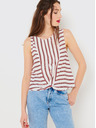 CAMAIEU Top na crvene i bijele pruge CAMAIEU