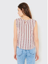 CAMAIEU Top na crvene i bijele pruge CAMAIEU