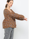 CAMAIEU Smeđa bluza s uzorkom CAMAIEU