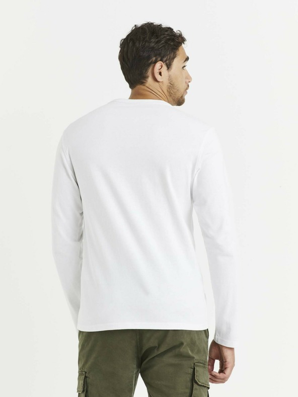 Celio Bijela muška basic majica s Celio džepom