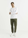 Celio Bijela muška basic majica s Celio džepom