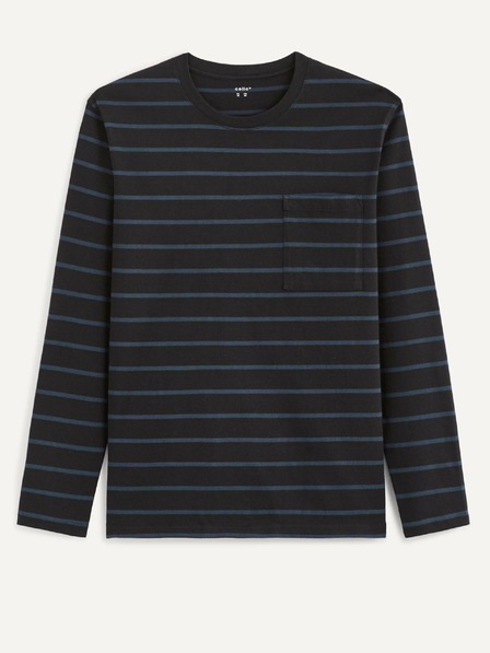 Celio Plavo-crna muška prugasta majica Celio