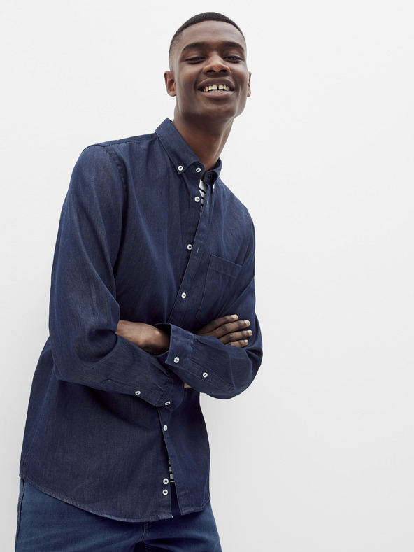 Celio Celio Rasol tamnoplava traper košulja