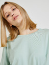 ONLY Svijetlozelena majica s SAMO slobodnim čvorom