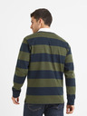 Celio Plavo-zelena muška prugasta polo majica Celio Verugby