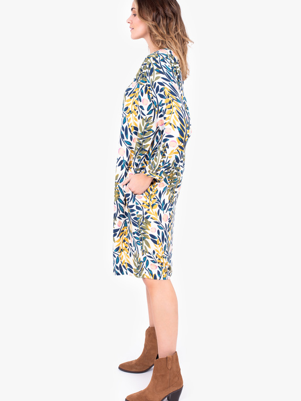 Brakeburn Ženska bijela košulja s uzorkom Brakeburn