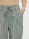 Vero Moda Svijetlo zelene široke hlače na pruge VERO MODA Serena