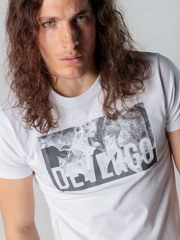 Devergo Bijela muška majica Devergo