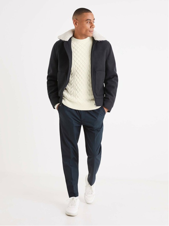 Celio Tamnoplave muške hlače Celio 24H Avocal