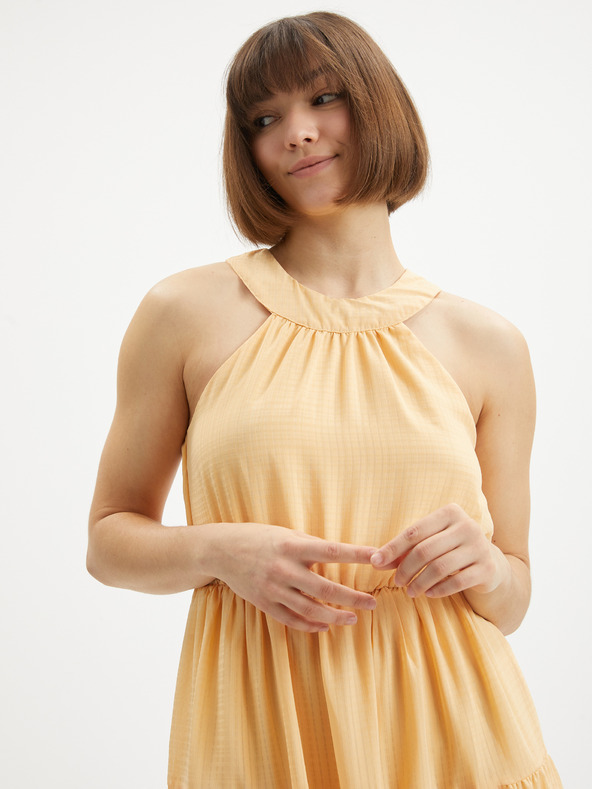 Pieces Pieces Valentine narančasta maxi haljina