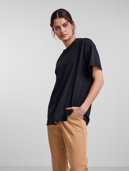 Pieces Pieces Rina crna oversize majica