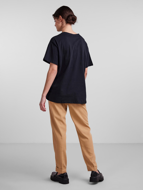 Pieces Pieces Rina crna oversize majica