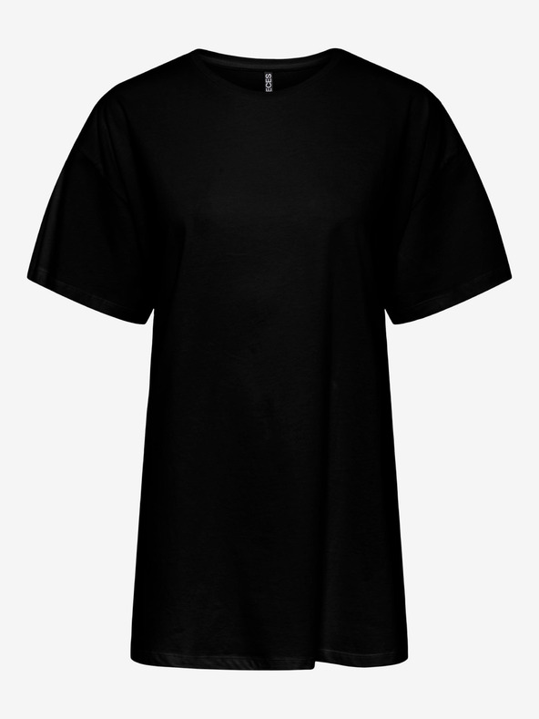 Pieces Pieces Rina crna oversize majica