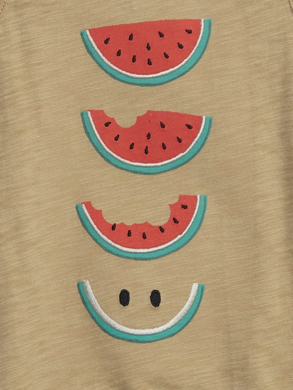 GAP Baby pamučni top lubenica GAP