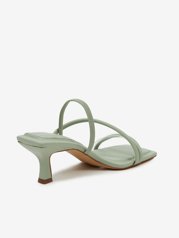 Aldo Svijetlozelene ženske papuče na petu ALDO Zoebaen