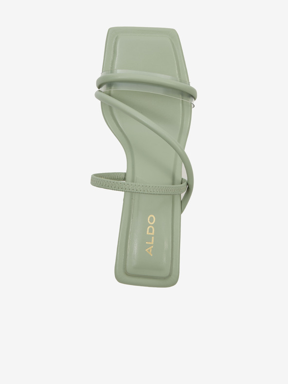 Aldo Svijetlozelene ženske papuče na petu ALDO Zoebaen