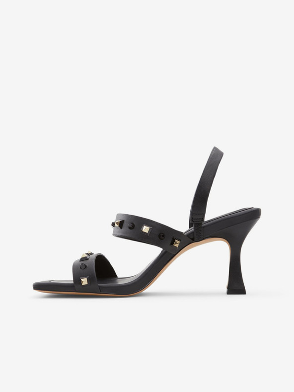 Aldo Crne ženske sandale na petu ALDO Louella