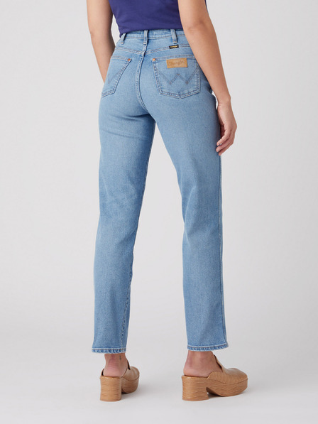 Wrangler Svijetloplave ženske Wrangler traperice ravnog kroja