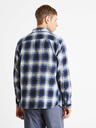 Celio Plava muška karirana košulja Celio Camulto