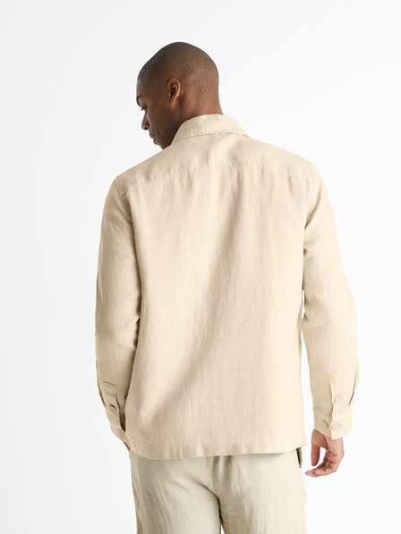 Celio Celio Baston bež lanena majica