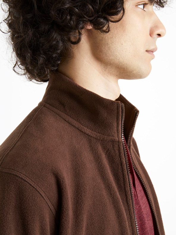 Celio Celio Cepolaire muška smeđa majica od flisa