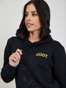 ZOOT.collab Crna unisex majica s kapuljačom ZOOT