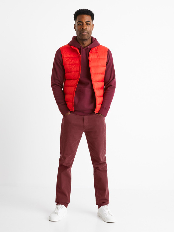 Celio Celio Bullock crveni prošiveni prsluk za muškarce