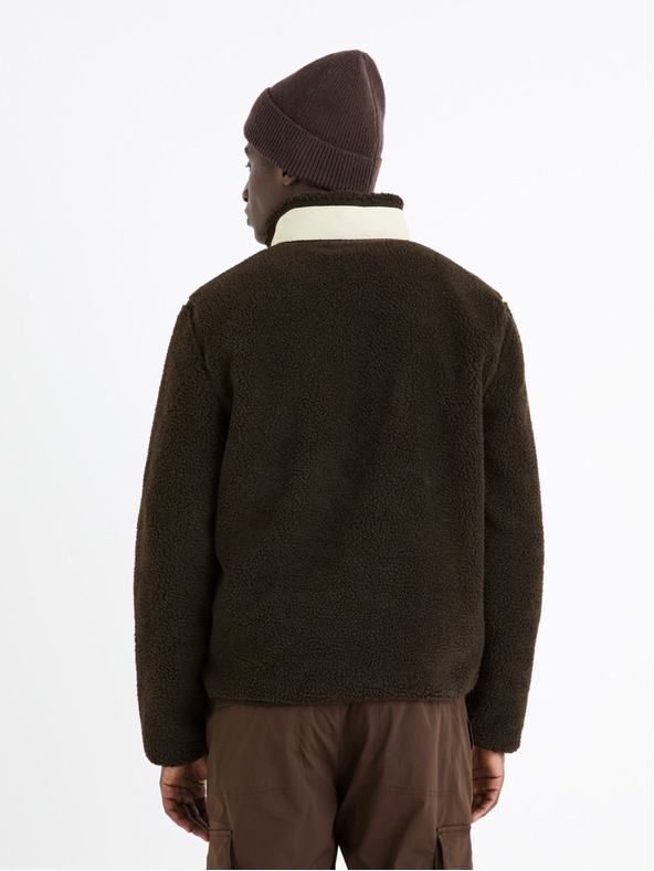 Celio Celio Cucurly tamno smeđa muška jakna