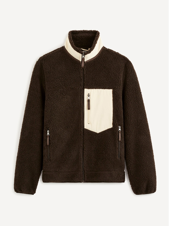 Celio Celio Cucurly tamno smeđa muška jakna