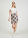 Orsay Bež-siva ženska karirana suknja ORSAY
