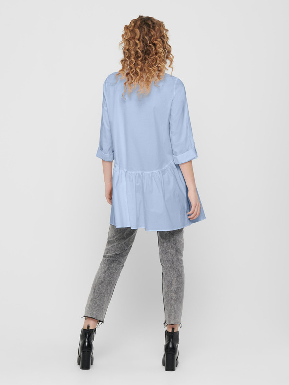 ONLY Svijetloplava ženska košulja haljina ONLY Ditte