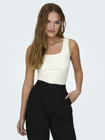 ONLY Krem ženska dvostrana majica bez rukava SAMO Ea