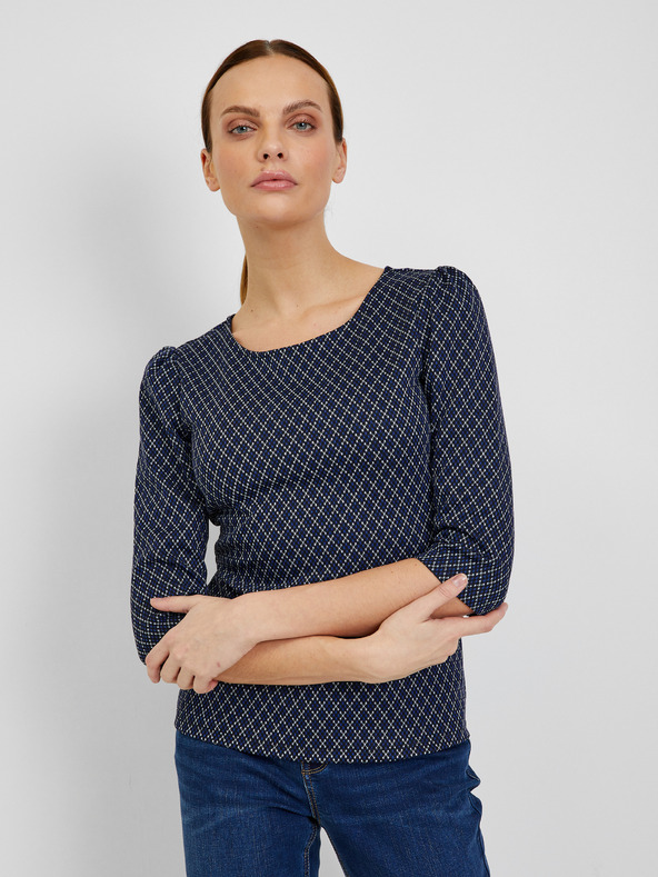 Orsay Tamnoplava ženska majica s uzorkom ORSAY