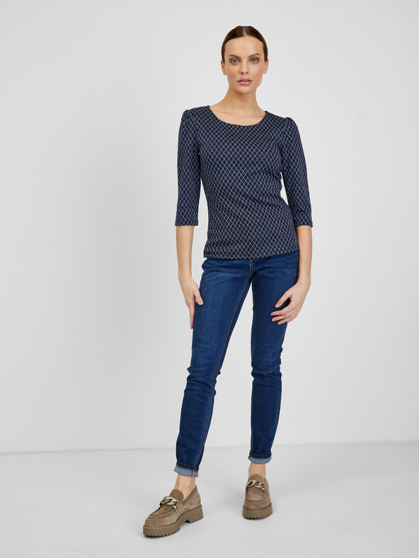 Orsay Tamnoplava ženska majica s uzorkom ORSAY