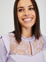 Orsay Svjetloljubičasta ženska majica s čipkom ORSAY