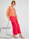 Orsay Ružičasto-narančasta ženska prugasta satenska bluza ORSAY