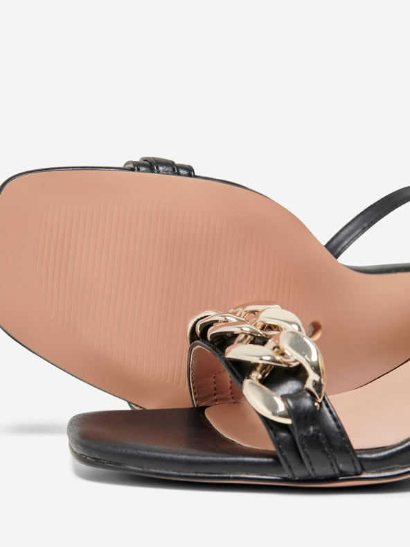 ONLY Crne ženske sandale na petu ONLY Alyx