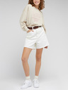 Lee Ženske široke traper kratke hlače White Lee