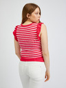 Orsay Bijelo-ružičasta ženska prugasta majica ORSAY