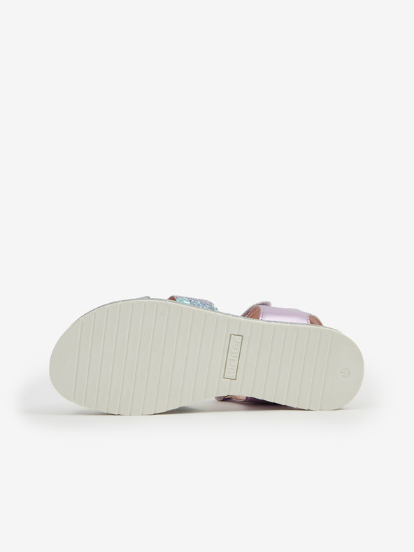 Richter Richter zeleno-ljubičaste metalik sandale za djevojčice