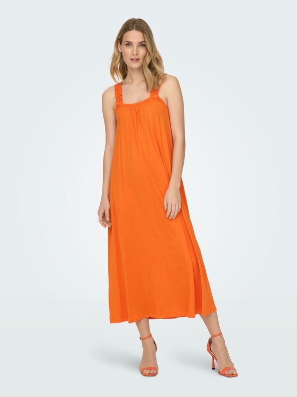 ONLY Narančasta ženska haljina ONLY May