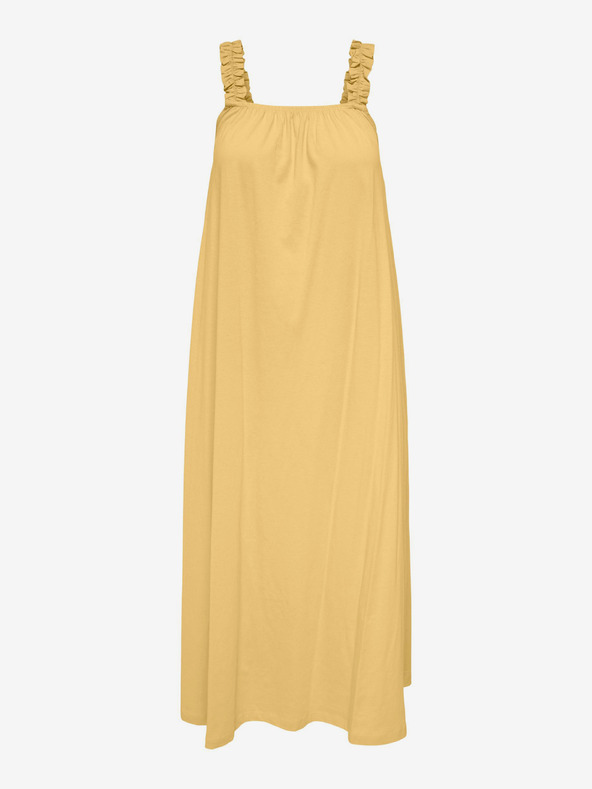 ONLY Žuta ženska haljina SAMO maj