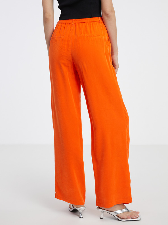 ONLY Narančaste ženske hlače SAMO Aris