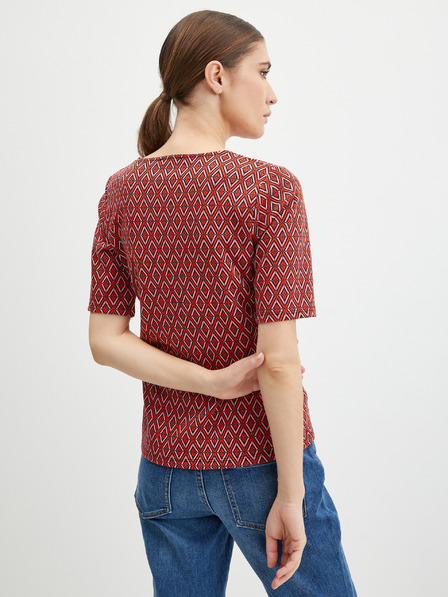 Orsay Crvena ženska majica s uzorkom ORSAY
